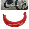 Exhaust Muffler Red Exhaust Silencer Pipe Half Moon Shape 40mm