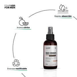 Loción de Crecimiento para Cabello Anticaída con Proxidil Ingredientes NATURALES Recuperación Capilar FEARLESS FOR MEN (100 ml) ORIGINAL Y CERTIFICADO