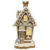 Gerson 7" H B/O Lighted Holiday Gingerbread House Set of