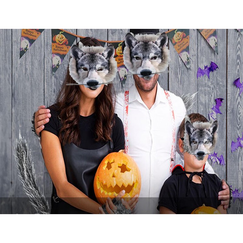Valpeak Unleash Your Inner Wolf with Our Therian Wolf Mask,