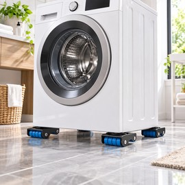 Furniture Moving Rollers for Heavy Item Transport – 4-Piece Sliding Dolly Set for Washing Machines, Appliances & Furniture