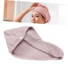 Baluue 1pc Ultra Absorbent Waffle Hair Towel Fast Drying Hair