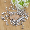Naler Pack of 120 bells, silver metal bells for gift