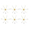 6 Pack 6 Arm Side Brushes Kit for iRobot Roomba