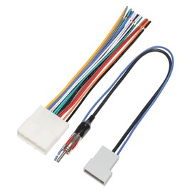 YYTQP Radio Wiring Harness Connector, Antenna Adapter Compatible with Nissan 2007-2013, Infiniti 2008-2013, Subaru 2008-2014, 20 PIN Stereo Wire Cable Connector Adaptor, CD Receiver Kit