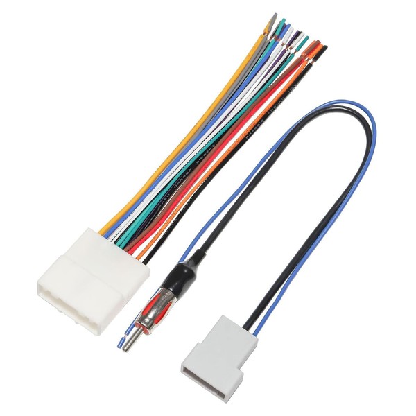 YYTQP Radio Wiring Harness Connector, Antenna Adapter Compatible with Nissan