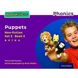 Read Write Inc Phonics: Purple Set 2 Non-fiction 5 Puppets