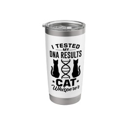 Cat Dna Test Genetic Testing Crispr Microbiology Stainless Steel Insulated Tumbler