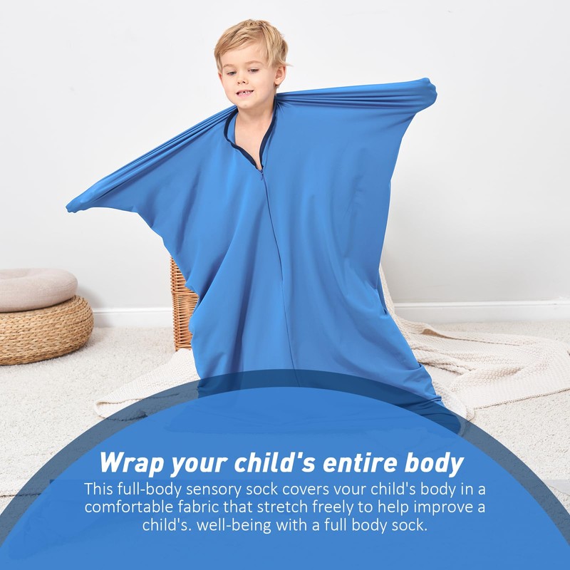 Sensory Body Sock for Kids,Sensory Sack for Relaxation, Focus,Sensory Integration,Body