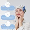 LONGDON HOMEONE Shower Caps,6 PCS Patterns Show Cap,Double Layer Waterproof