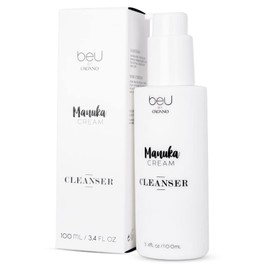 beU by Organo Manuka Cream Cleanser: Cleanse, Hydrate and Nourish your Skin- Removes impurities without drying skin, Restores Suppleness and Softness- 3.4 fl oz / 100 mL