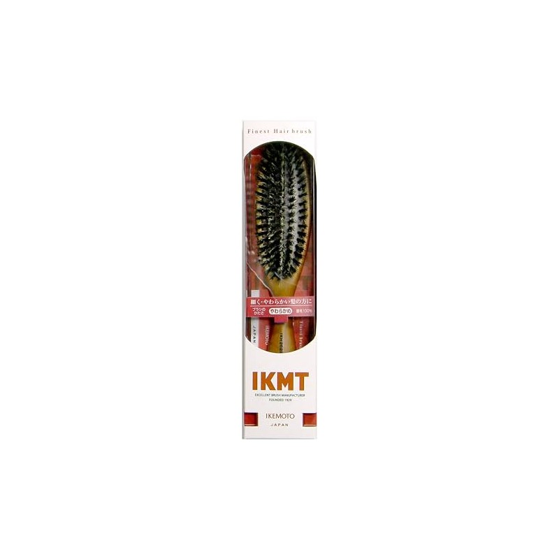 Ikemoto Brush IKH2628 Hair Brush/IKMT Brushing Brush (Large) Hair Stiffness: