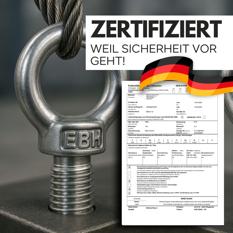 Eye Bolt Stainless Steel M3-M24 | Eye Bolt Ring Eyelet,