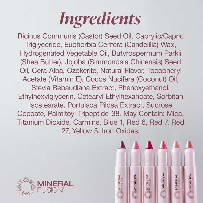 Mineral Fusion Sheer Moisture Lip Tint, Smolder, 0.10 Ounce (Packaging