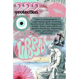 Libra girlie angel number aesthetic maximalist journal notebook: For your deepest thoughts and desires to get them down on paper and take action behind them.
