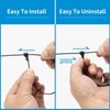 XINGO 100PCS 18 inch Releasable Cable Zip Ties Adjustable Wire