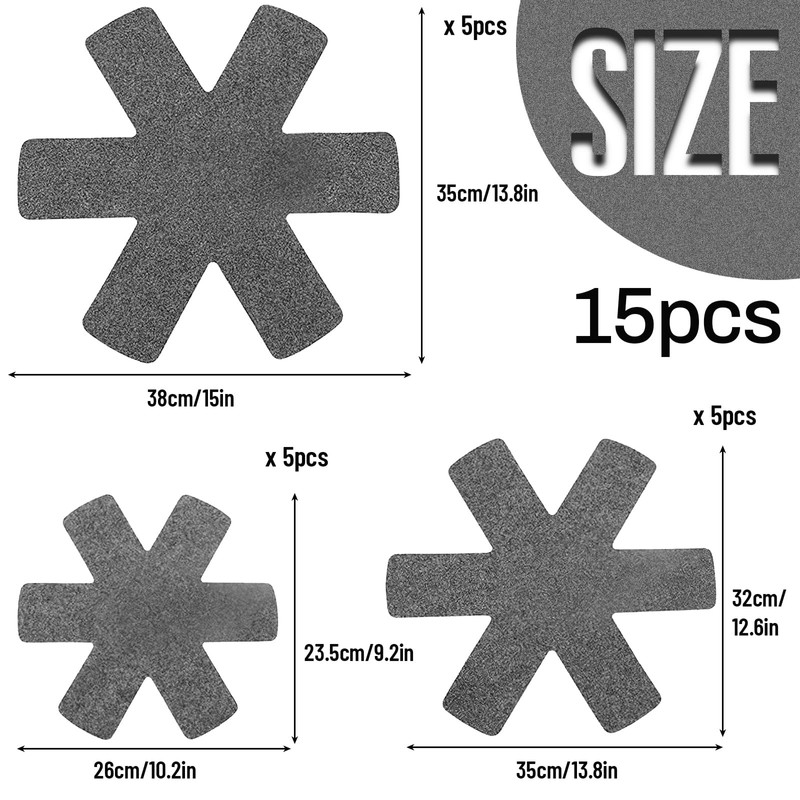 dellyy Pot Protectors, Pan Protectors, Felt, Pan Protector, Pan Protector,