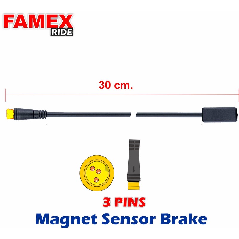 FAMEX RIDE® 3 pins Brake Sensor Magnet Electric Bicycle Hydraulic