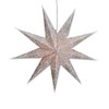 Illuminated 5-Point Star in White - 60 cm Paper Star,