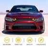 CheroCar for Charger Bumper Center Grill Grille Cover Trim Cover