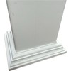 4 x 4 inch Vinyl Two-Piece, Split Style Post/Sleeve Base