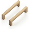 Ravinte Cabinet Handles Solid Slim Champagne Bronze 10 Pack 3