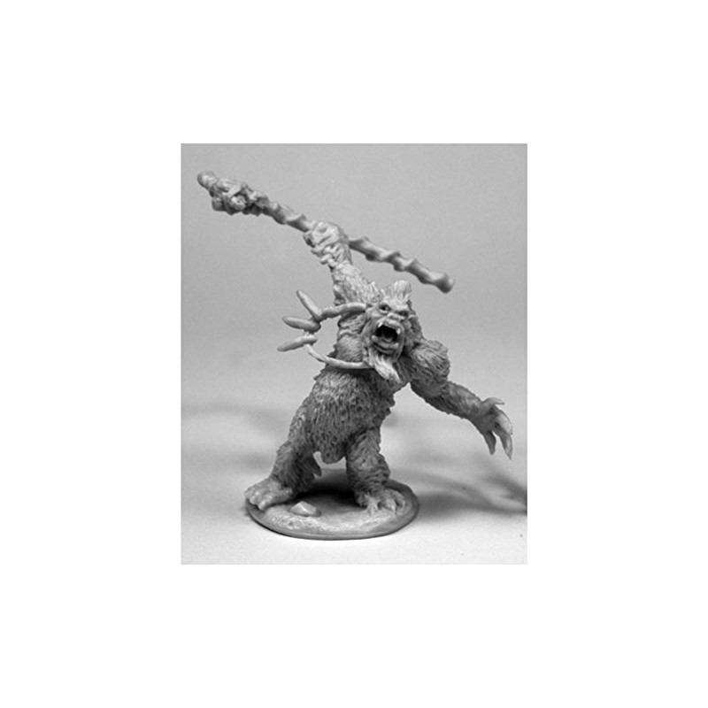 Reaper Miniatures 77433 Yeti Shaman, Bones Miniature