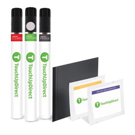 TouchUpDirect LB7S/D5/K2 Pyrite Silver Metallic Compatible with Volkswagen Exact Match Touch Up Paint Brush - Platinum Kit