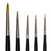 Anna Mason Synthetic Watercolour Brush Set of 5