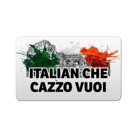 Makoroni - ITALIAN CHE CAZZO VUOI Italy Italian Des#1 Refrigerator Wall Magnet 2x3 inc