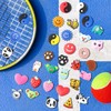 Jinshining Donut Shape Tennis Racket Vibration Dampener Soft Silicon Racket