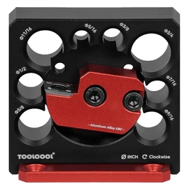 Toolcool Electric Drill Carbide Inserts Dowel Maker High Speed Dowel Cutter Plate (Imperial 8 Holes)