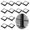 Thyle 12 Pcs 6 x 6 Inches Vinyl Post Sleeve