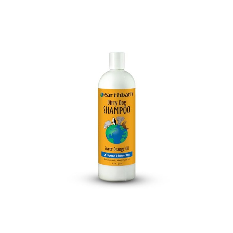 Earthbath Champú Natural de Aceite de cáscara de Naranja, 16