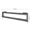 woplus 1 Piece Rectangular Furniture Feet | Furniture Leg, Cabinet
