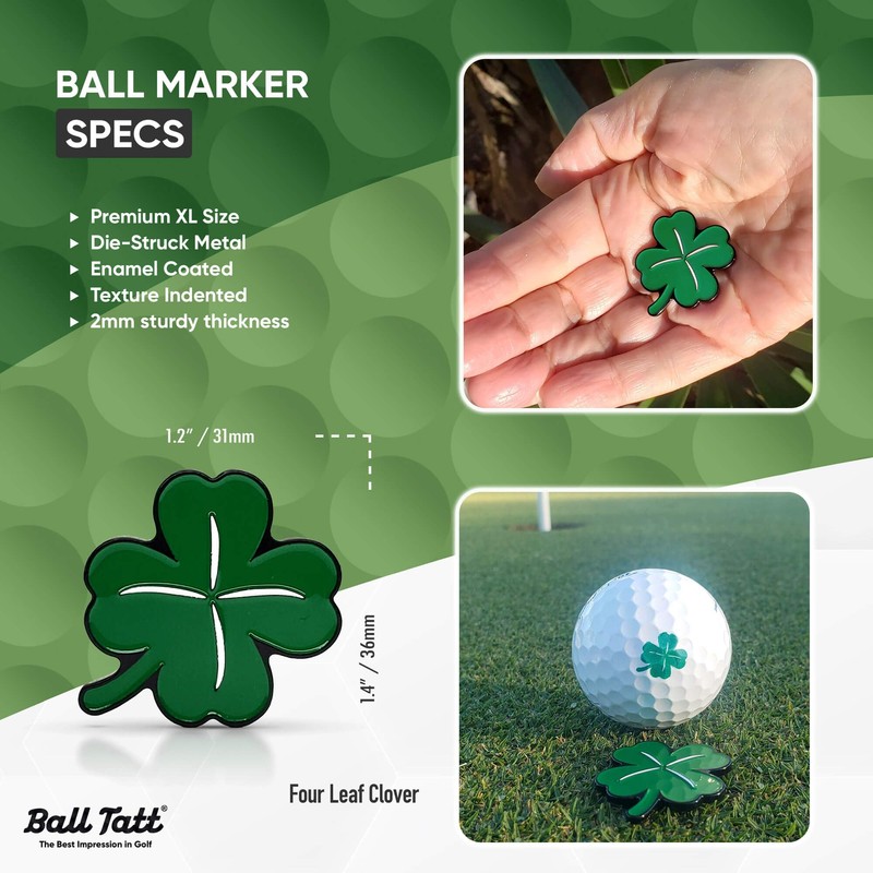 Ball Tatt - Golf Ball Stamper, Self-Inking Golf Ball Stamp,