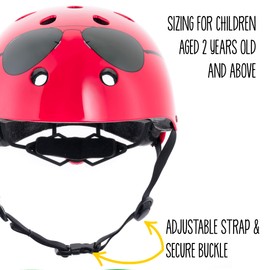 Hornit Kids Bike Helmet | Kids Helmet | Child Bike Helmet | Bike, Skateboard, Skating & Scooter Helmet | BMX Helmet Kids | Toddler Bike Helmet | Multi-sport Helmet | (Medium, Aviator)