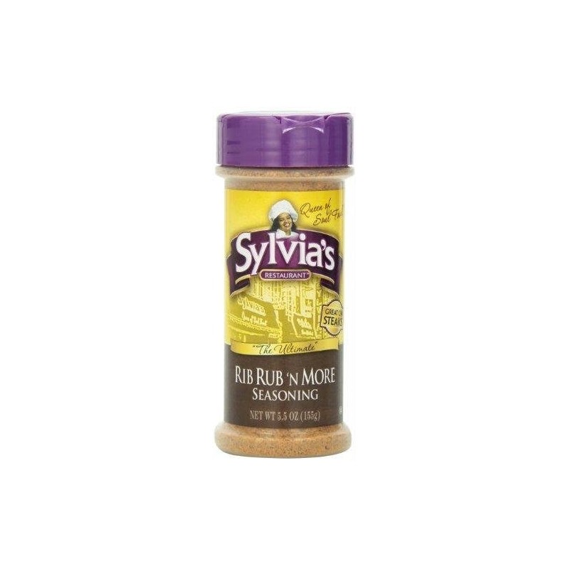Sylvia’s Rib Rub ‘n More Seasoning, Best BBQ Rub for