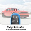 JeCar Light Blue Key Fob Cover Fit for 2015-2019 Dodge