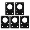 Jeanoko 5pcs Motor Mounting Plate Motor Mount Plate Wear-Resistant Stepper