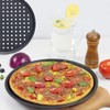 Pizza Pan with Holes, Baking Tray Round Non-Stick Perforated Pizza