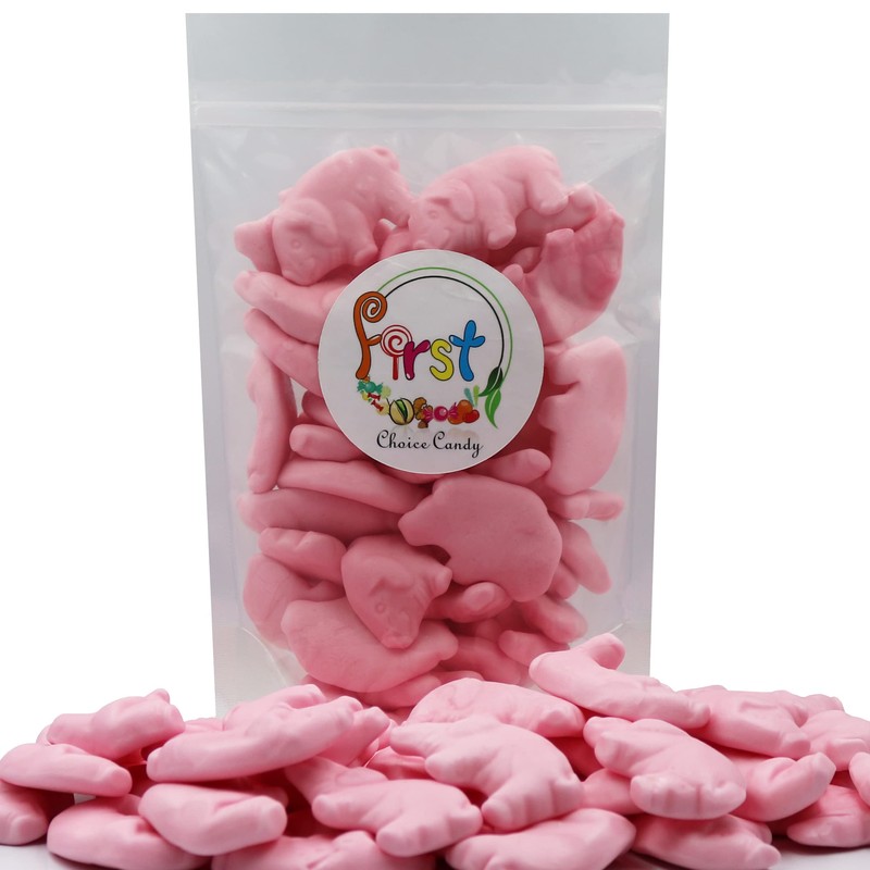 FirstChoiceCandy Pink Piglets, Pigs Gummy Candy (Raspberry Giant Pigs, 2