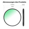 Walimex pro Polarising Filter Circular Slim Super DMC 77 mm,