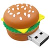 64GB USB Flash Drive Hamburger-Shaped, BorlterClamp Novelty USB Drive Thumb