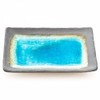 Blue Crackleglaze Japanese Ceramic Plate for Sushi & Other Cuisine
