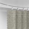 100% Blackout Accordion Room Divider Curtains - with Flexible Ceiling