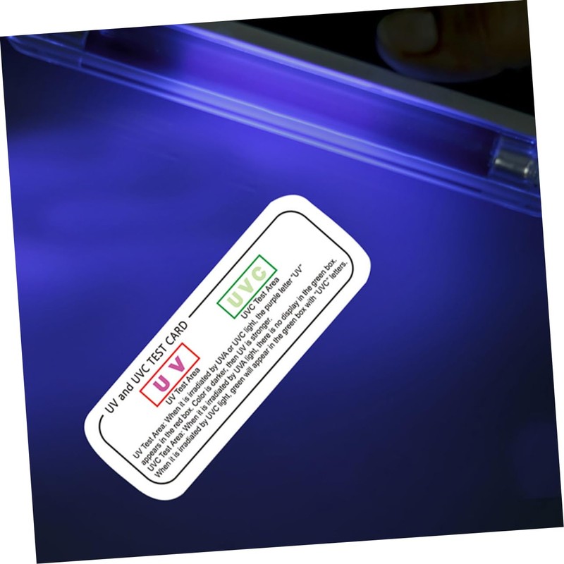 FUNOMOCYA 10 Pack -uva Indicator Cards Professional Uv Analyte Testing