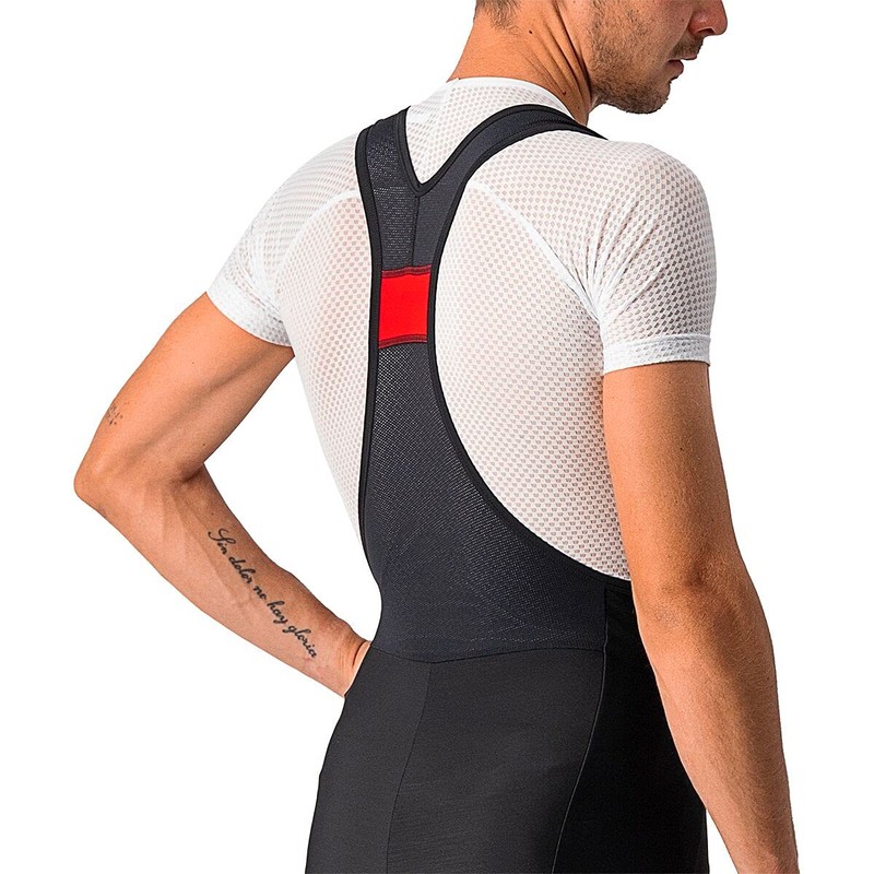 Castelli 4521517 VELOCISSIMO 5 BIBTIGHT Uomo Leggings BLACK/SILVER REFLEX L