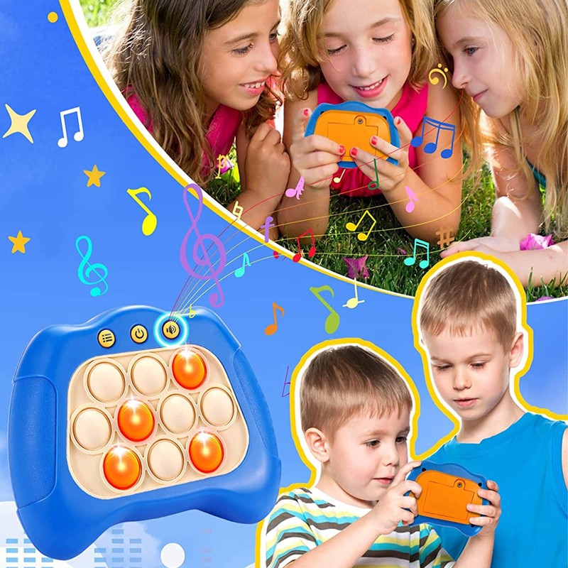 Quick Push Bubbles Game Console, Button Puzzle, Pop Light Up