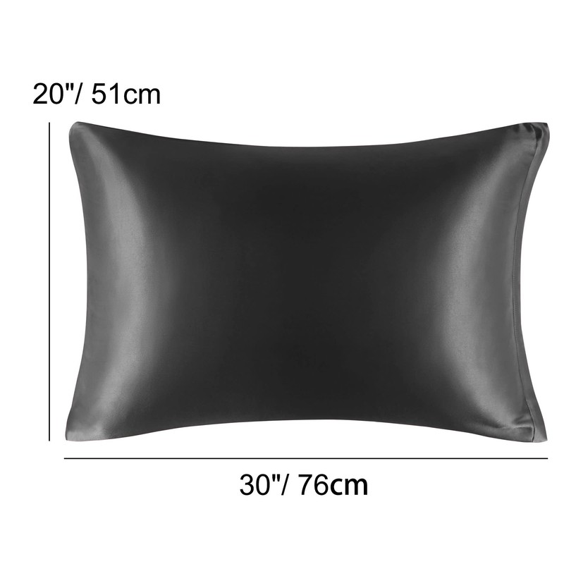 PiccoCasa Satin Pillow Cover, Cool Rayon, Touch Cooling Sensation, Pillow
